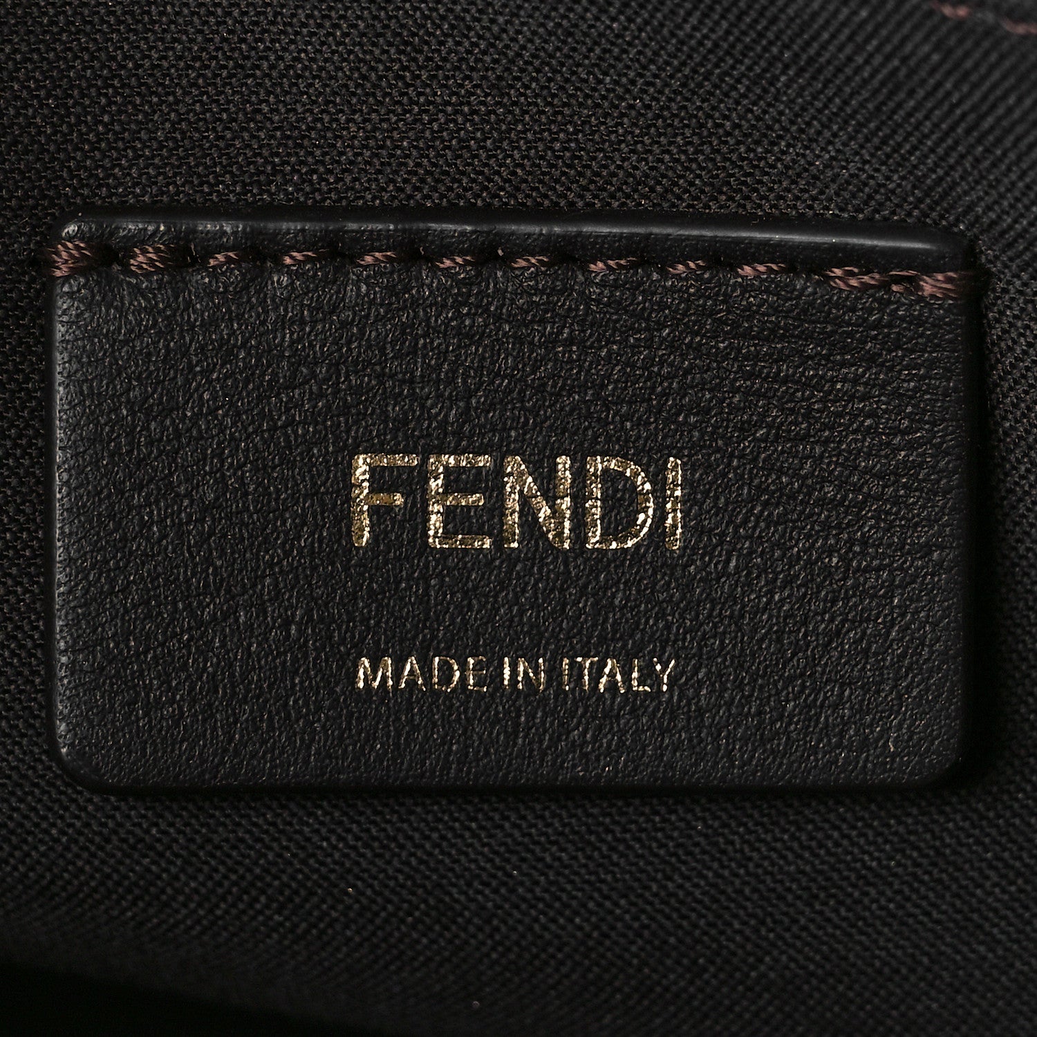 Fendi Vitello King Elaphe Python Print Logo Medium By The Way Boston Bag Miele Scuro Makeup 6 of 10