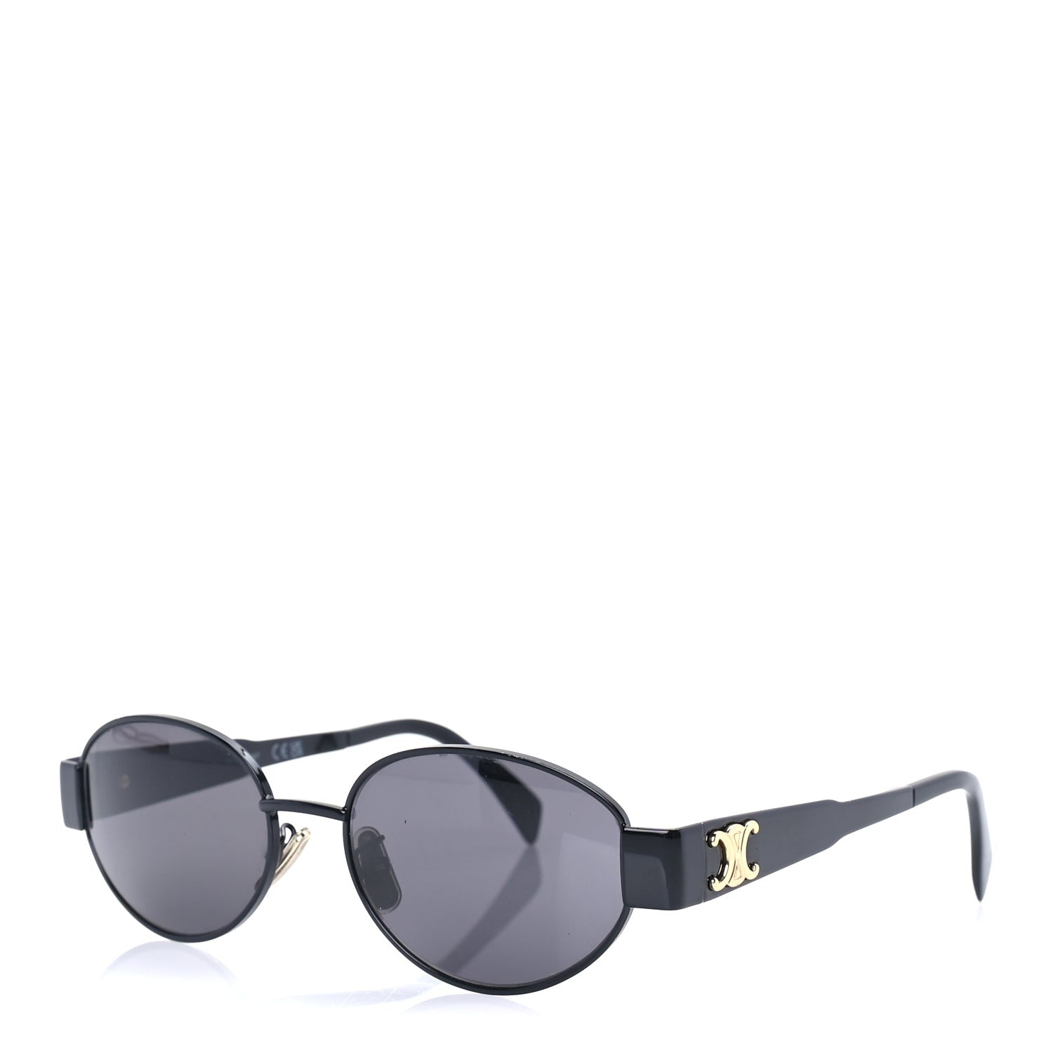Celine Metal Triomphe 01 Sunglasses CL40235U Black Smoke 1 of 7