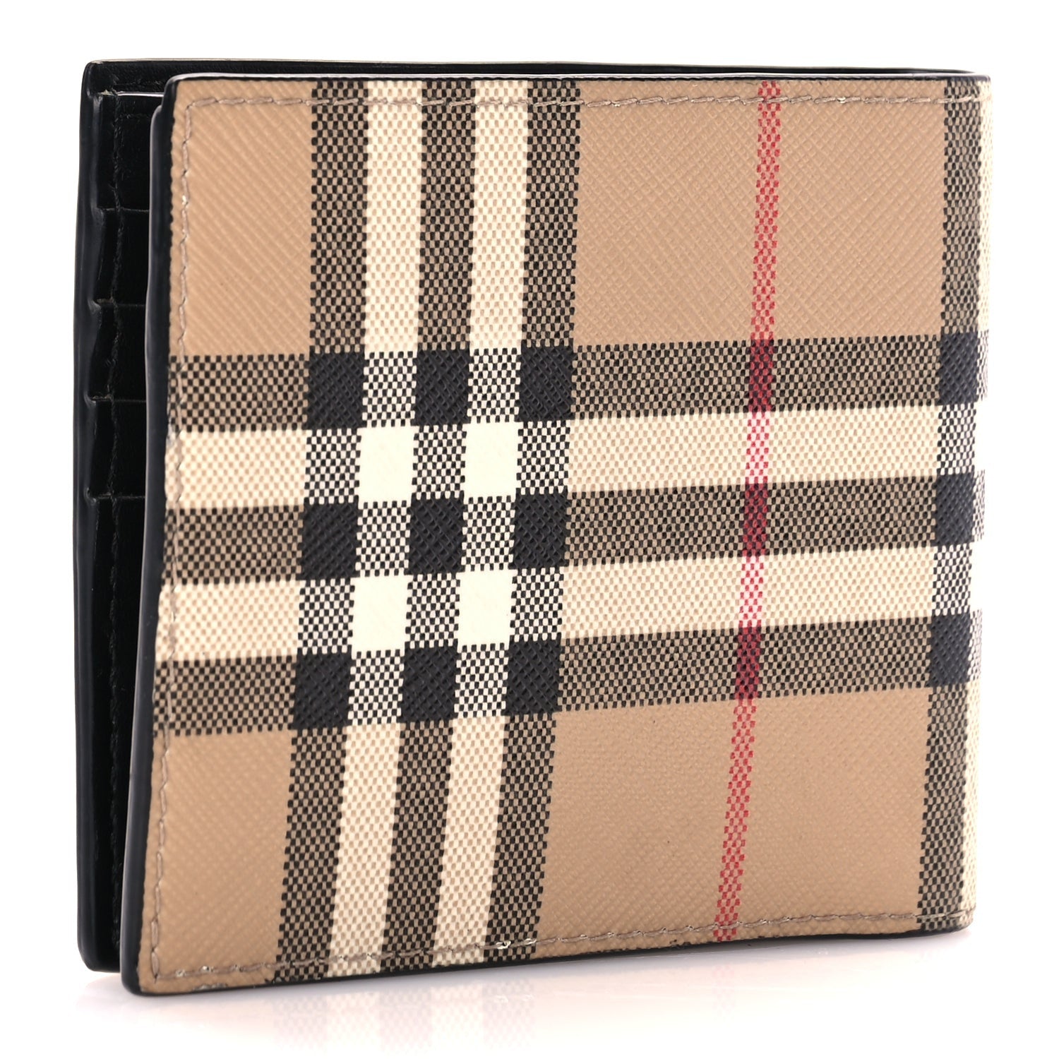 Burberry House Check Bifold Coin Wallet Archive Beige 3 of 6