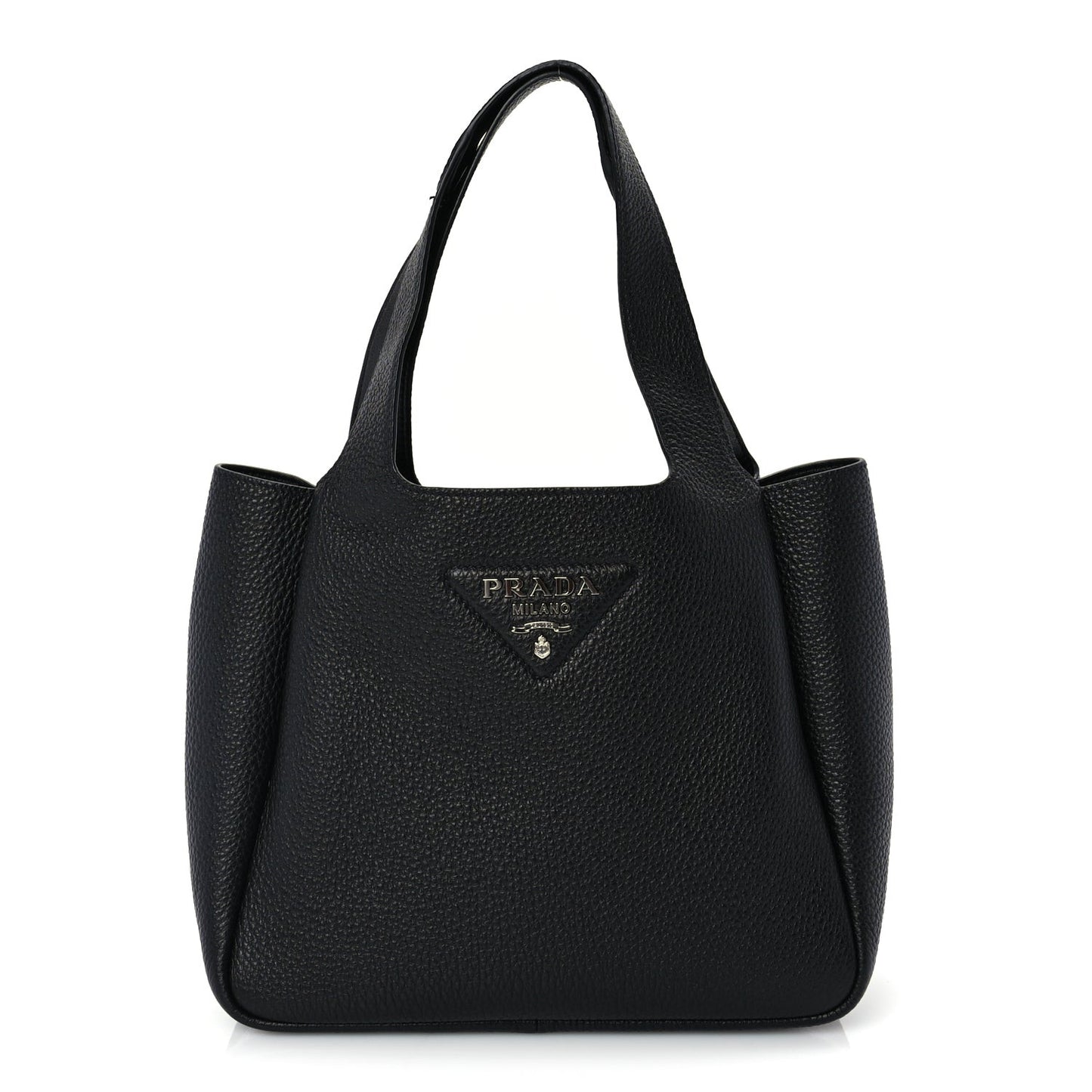 Vitello Daino Soft Small Dynamique Tote Black