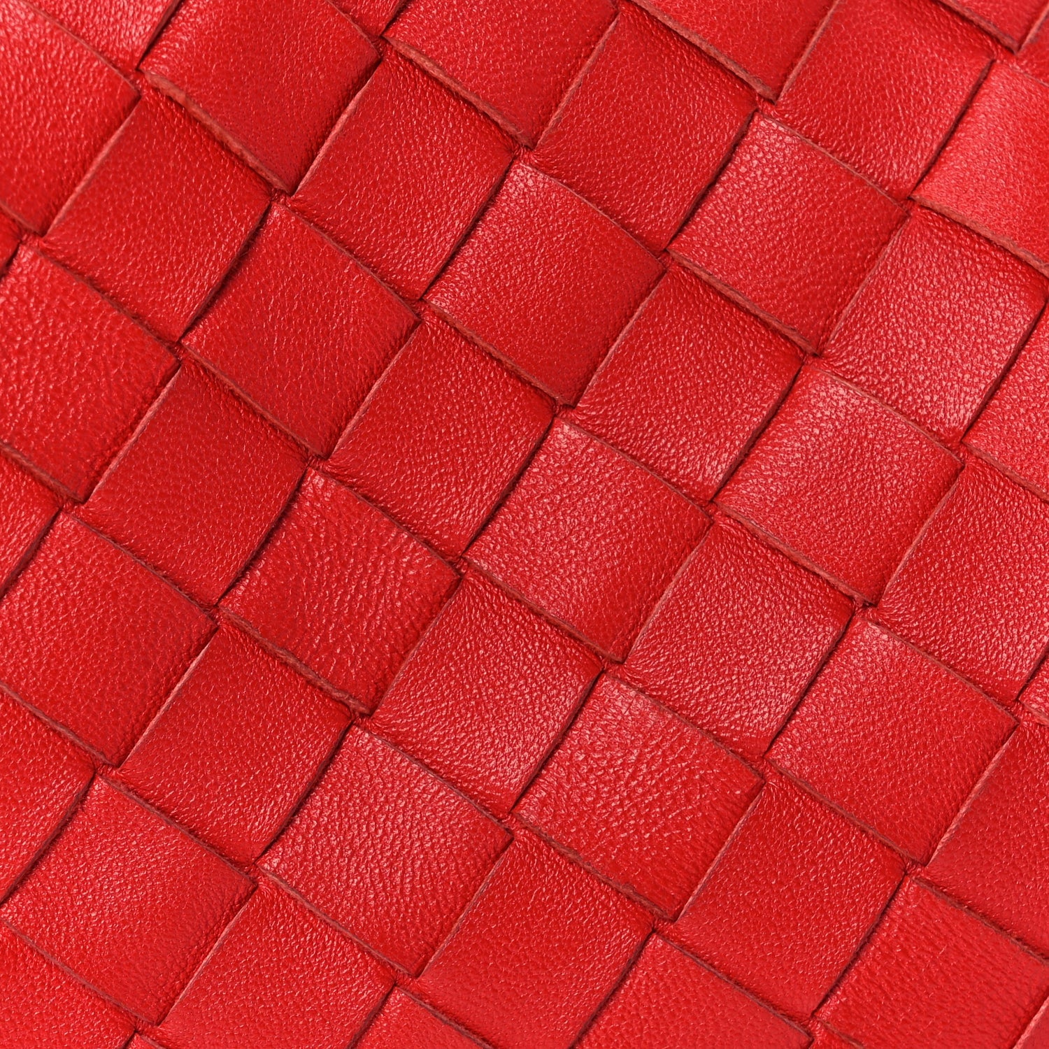 Bottega Veneta Nappa Maxi Intrecciato The Pouch Oversized Clutch Bright Red 6 of 9
