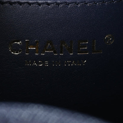 Chanel Denim Quilted Small  25 Handbag Dark Blue 5 of 7
