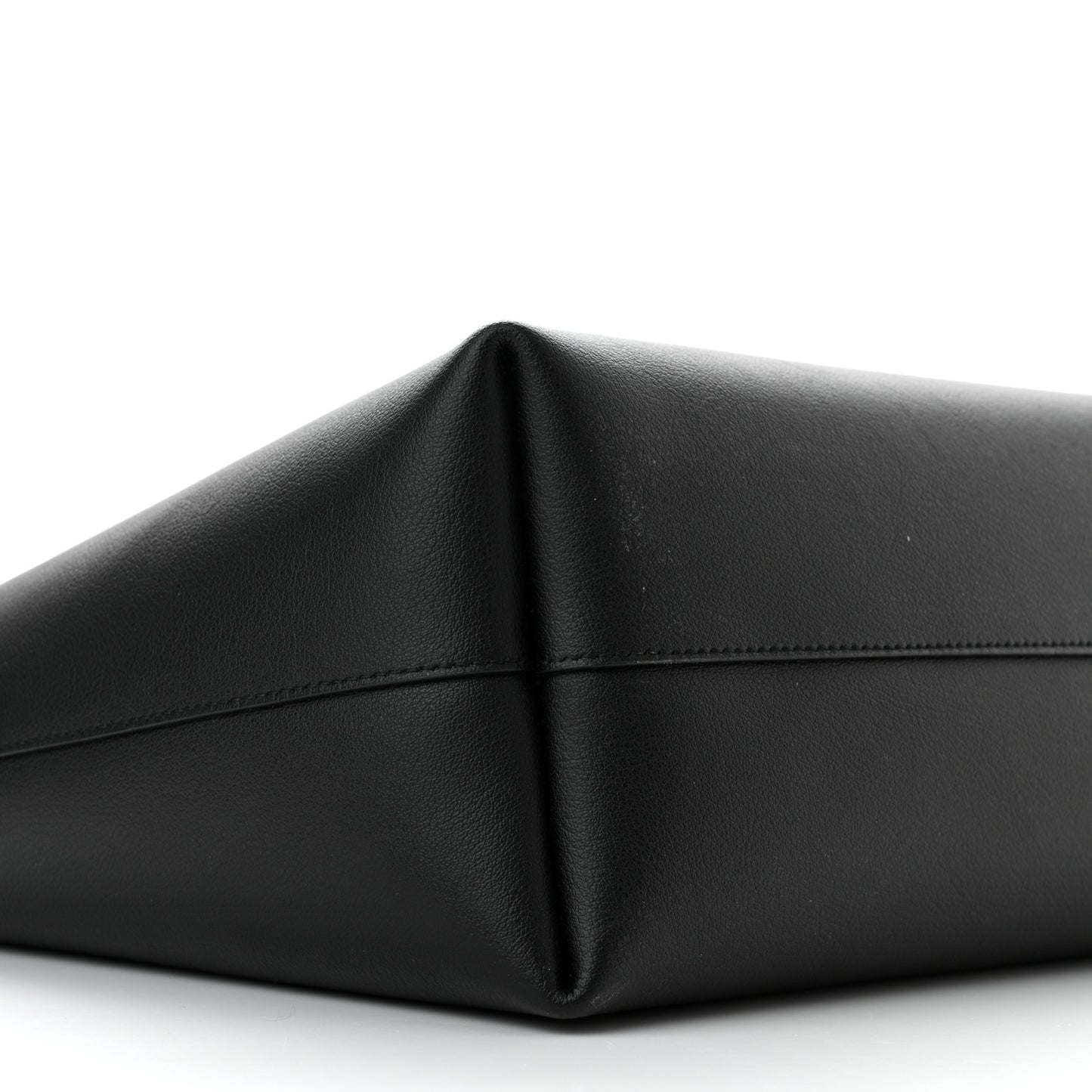 Calfskin Large Shopping Tote Black