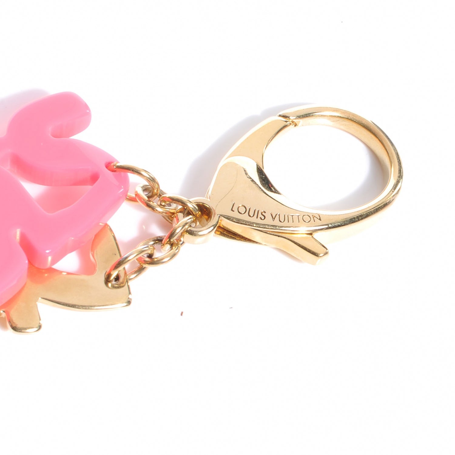 Louis Vuitton Graffiti Bag Charm Pink 3 of 5