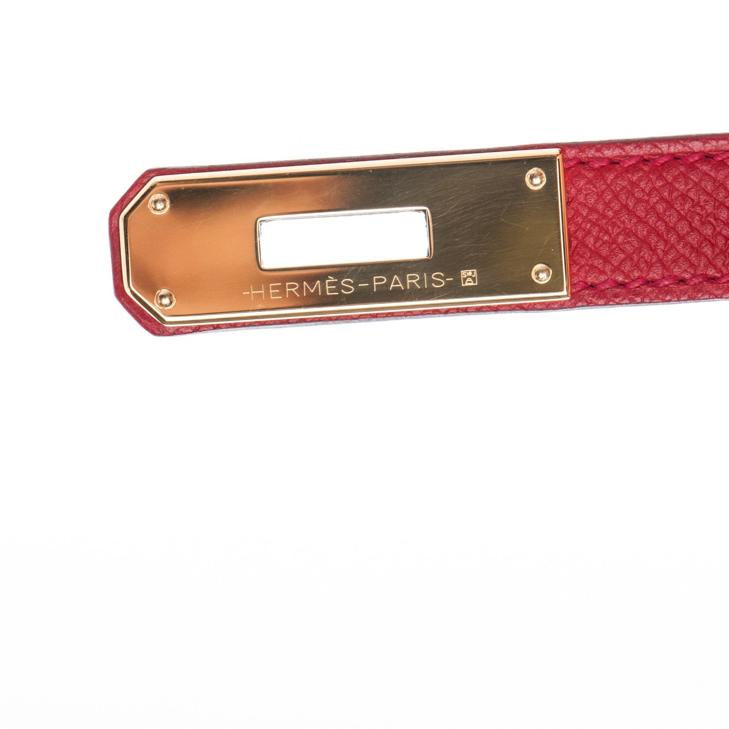 Hermes Epsom Kelly Sellier 32 Rouge Casaque 14 of 28