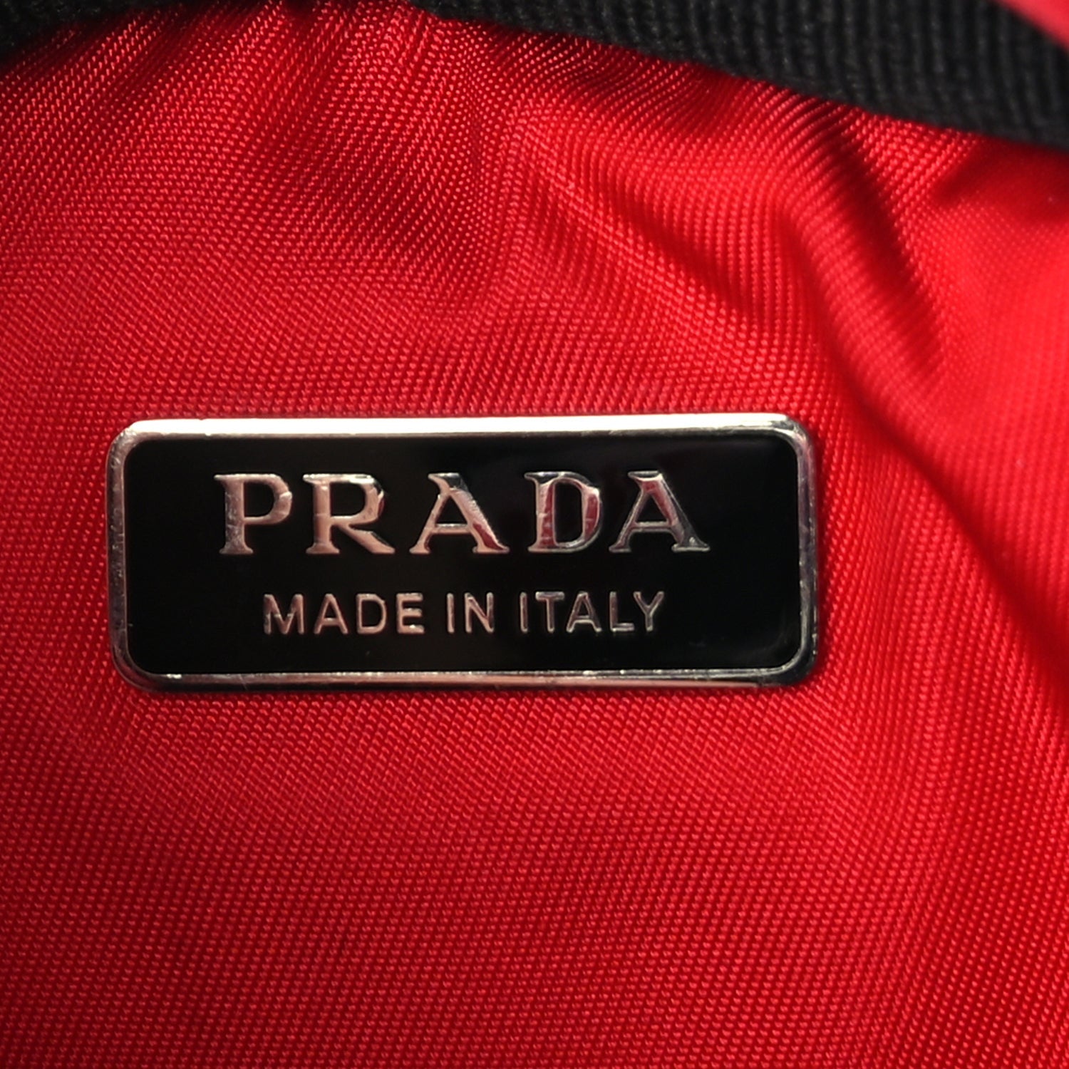Prada Tessuto Nylon Pocket Top Handle Cargo Bag  Black Fuoco 5 of 8