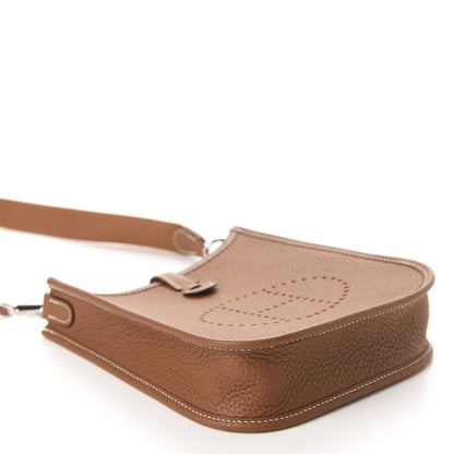 Hermes Taurillon Clemence Evelyne TPM Gold 4 of 11