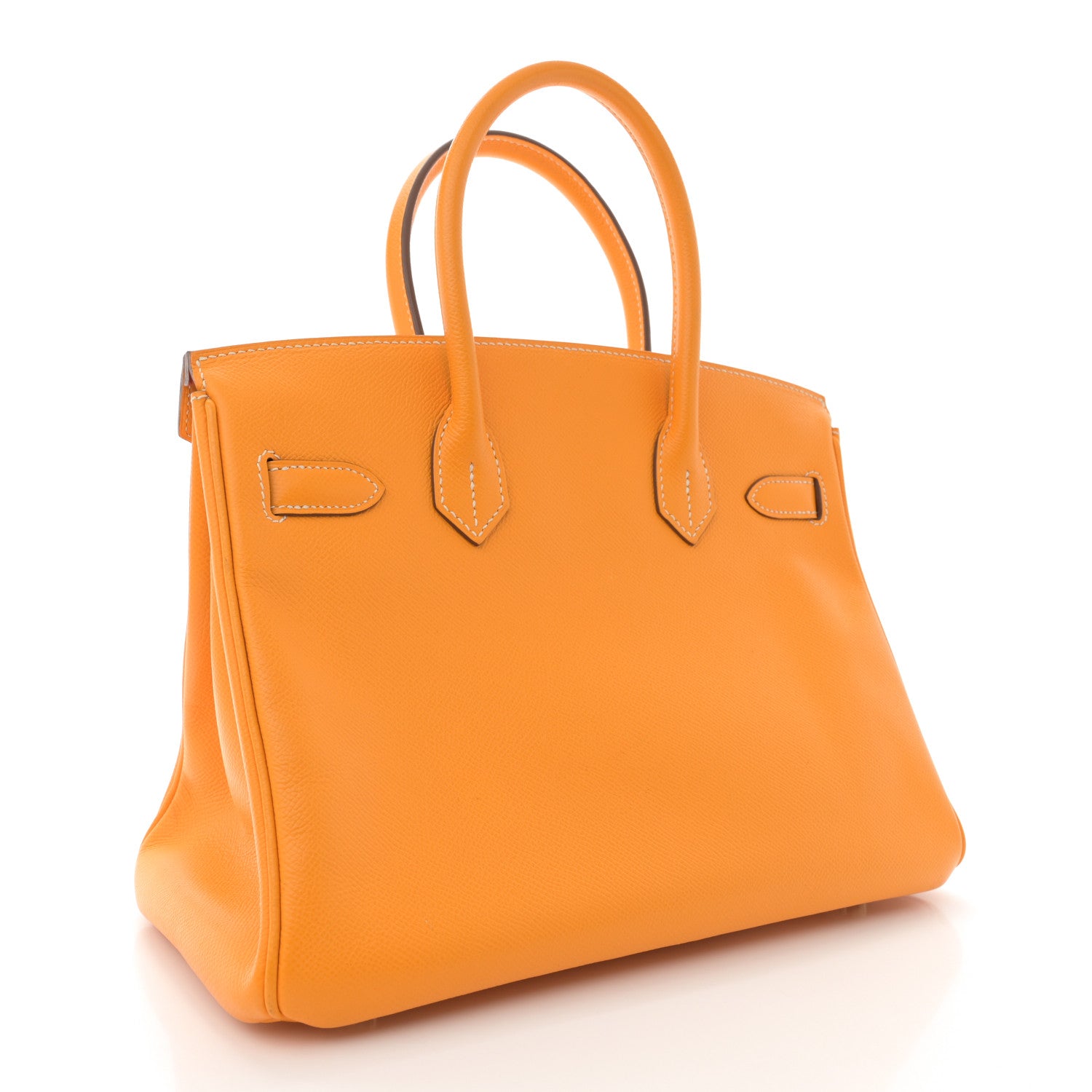 Hermes Epsom Candy Birkin 30 Jaune D'Or Feu 3 of 11