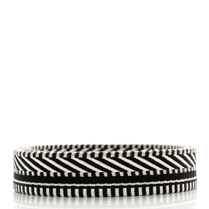 Hermes Toile Swift 25mm Sangle Cavale Shoulder Strap Black Ecru 2 of 4