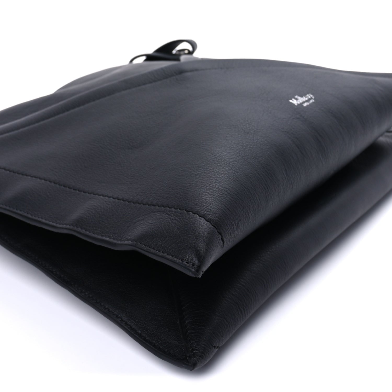 Mulberry Calfskin M Zipped Bag  Black 14 of 16