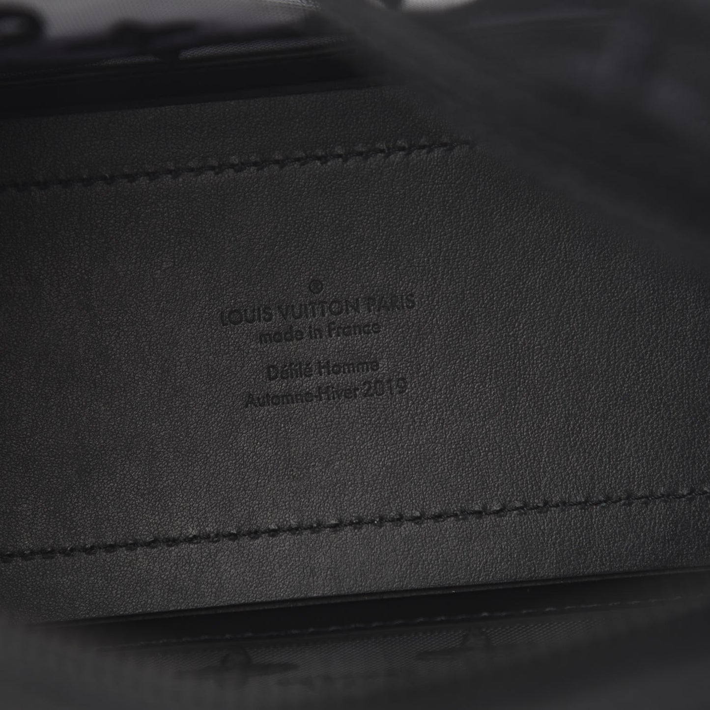 Monogram See Through Soft Trunk Black