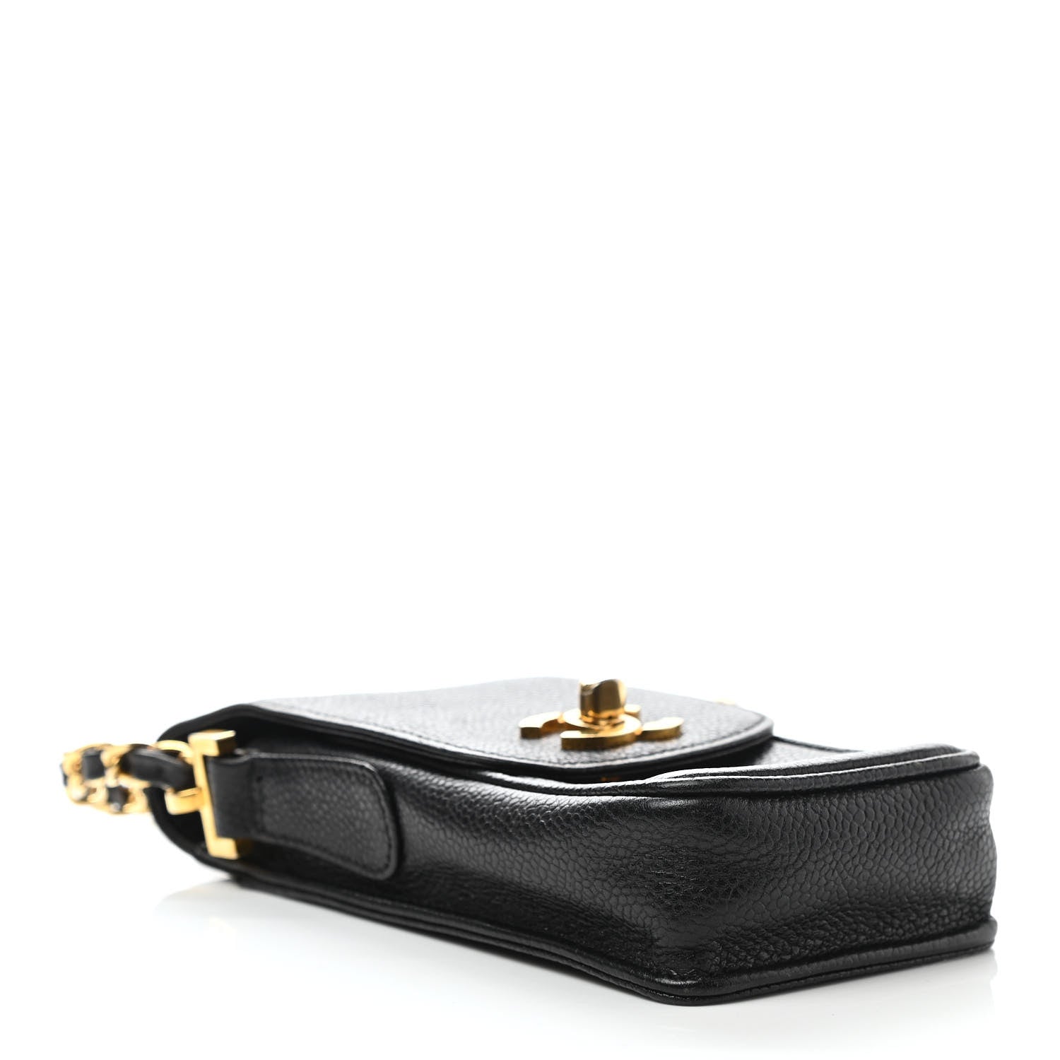 Chanel Caviar Phone Holder Crossbody Black 3 of 7