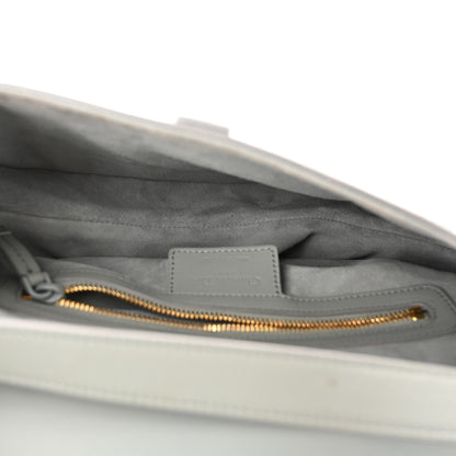 Christian Dior Ultra Matte Calfskin Saddle Bag Grey 5 of 12