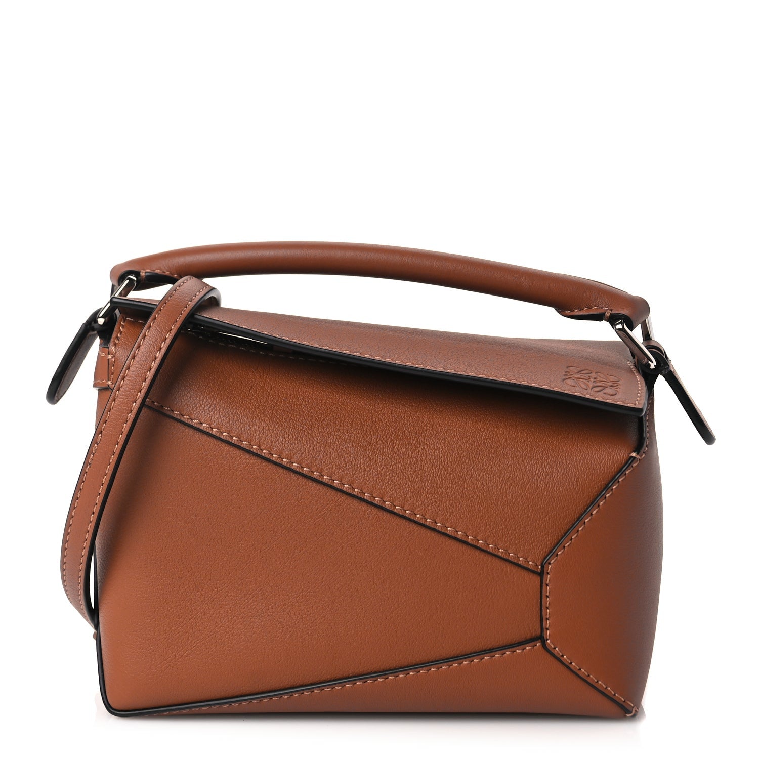 Loewe Calfskin Mini Puzzle Edge Bag Tan 1 of 8