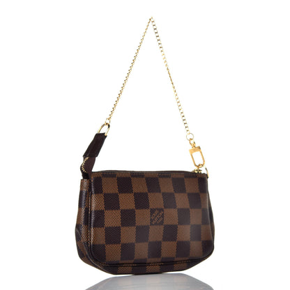 Louis Vuitton Damier Ebene Mini Pochette Accessories 3 of 9