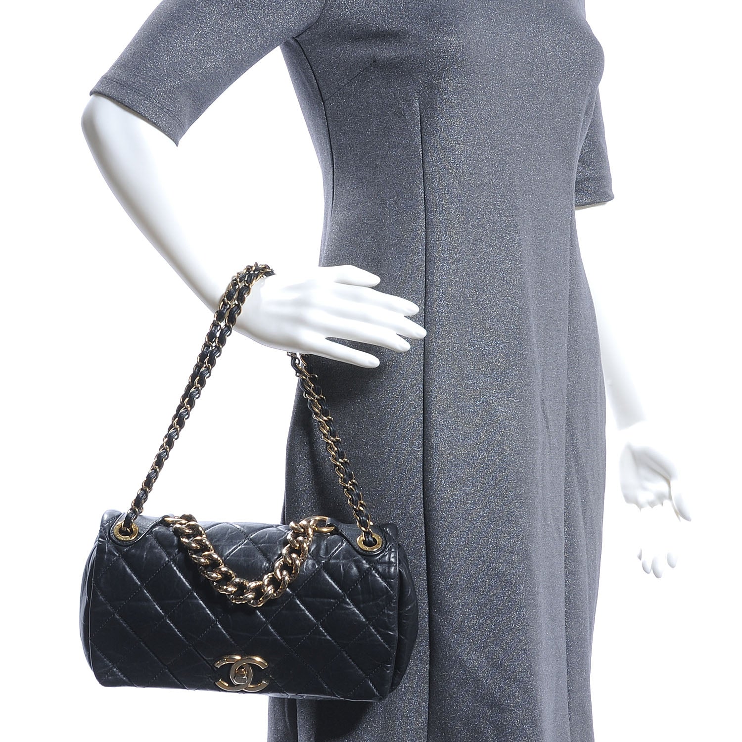 Chanel Quilted Small Pondichery Flap Black 2 of 9