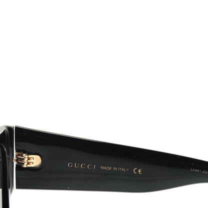 Gucci Acetate Square Frame Sunglasses GG0142SA Black 5 of 5