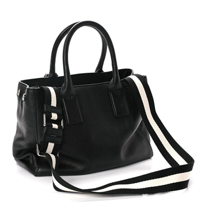 Marc Jacobs Grained Calfskin Satchel Bag Black 2 of 8