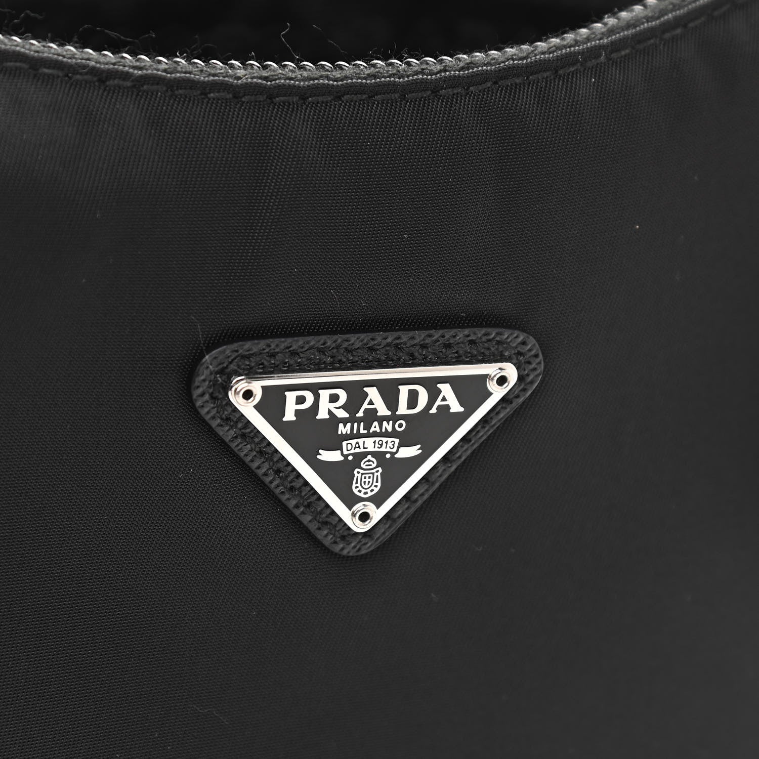 Prada Tessuto Nylon Mini Re-Edition 2000 Bag Black 6 of 10