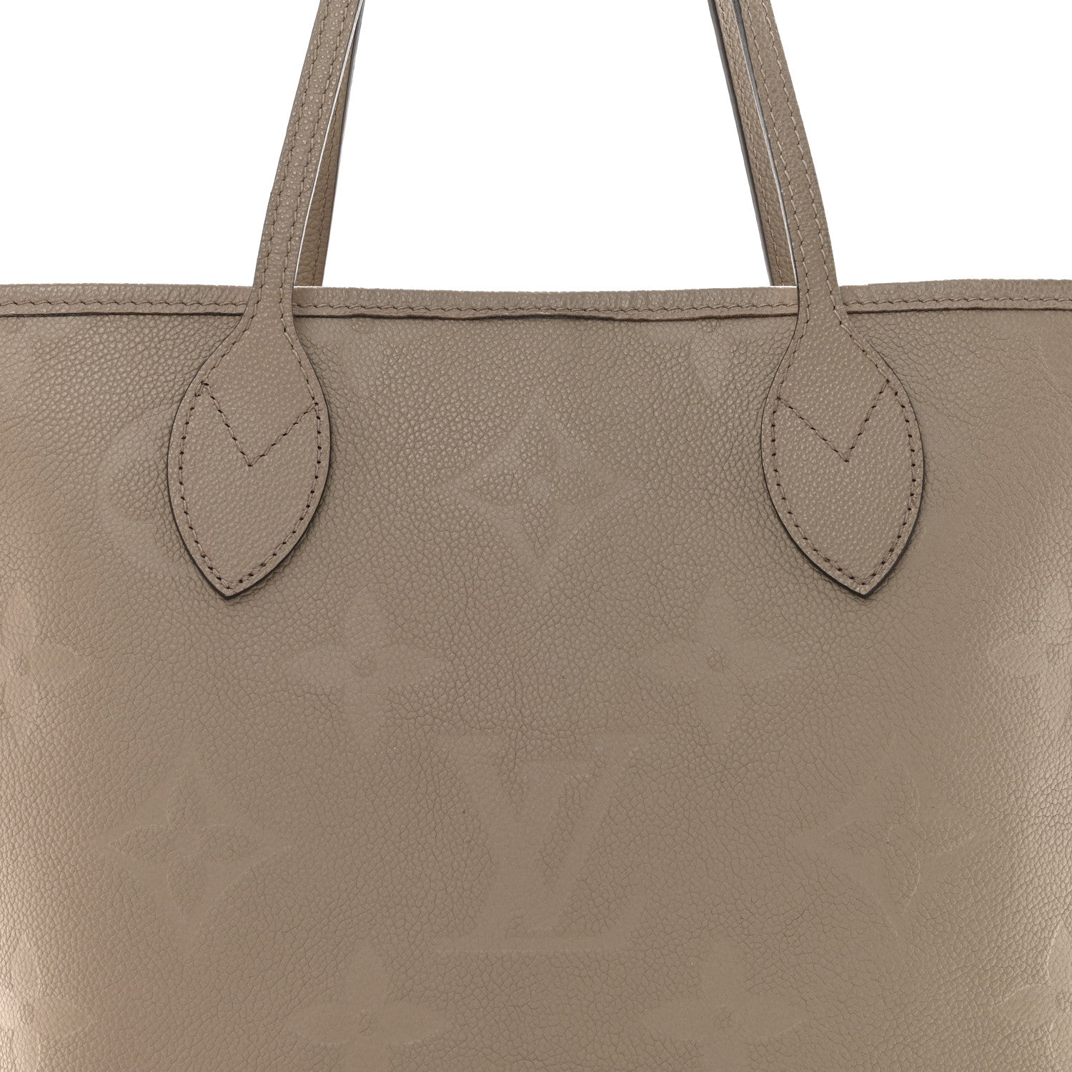 Louis Vuitton Empreinte Monogram Giant Neverfull MM Tourterelle 8 of 13