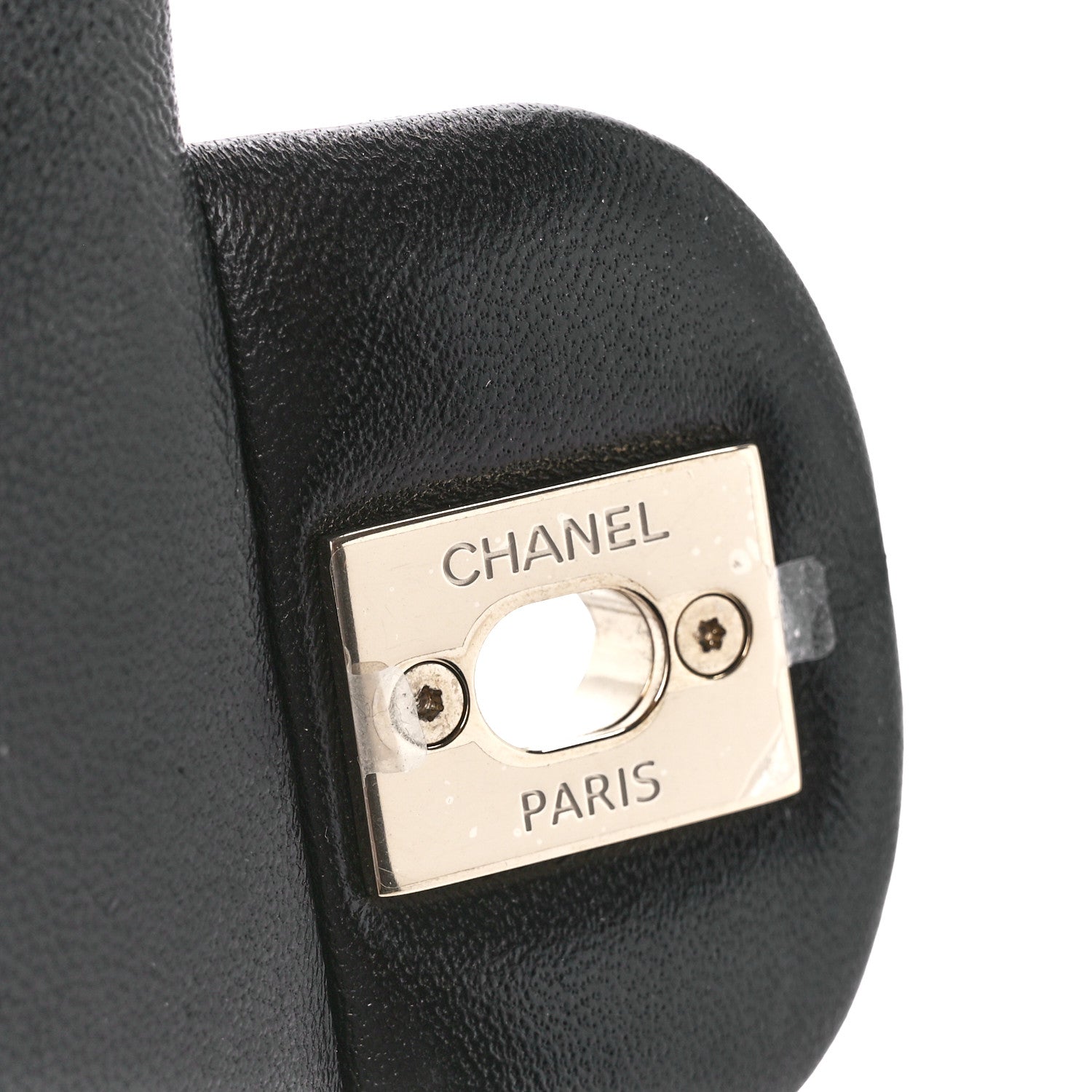 Chanel Lambskin Quilted Mini Square Flap Black 6 of 13
