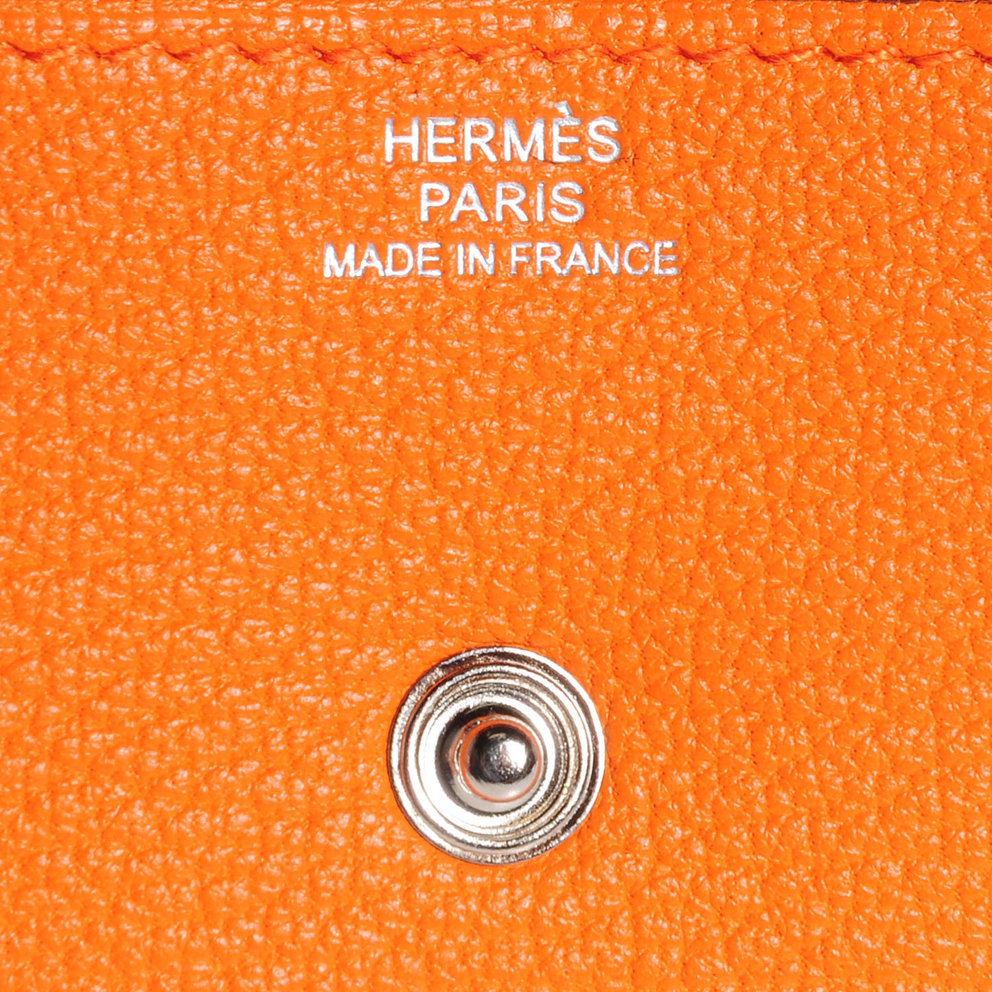 Chevre Mysore Le 24 Coin Purse Orange