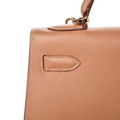 Hermes Courchevel Kelly Sellier 32 Gold 12 of 38