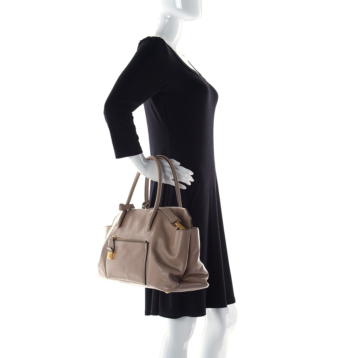 Miu Miu Vitello Soft Tote Cammeo 3 of 20