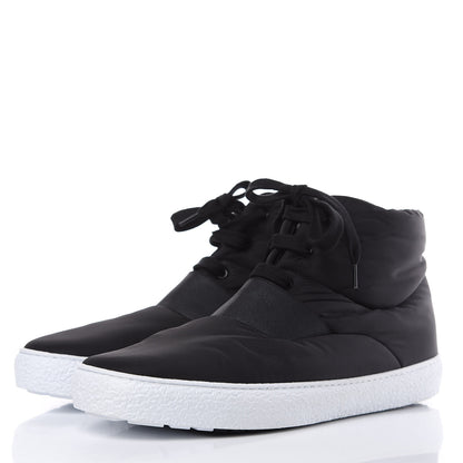 Chanel Nylon Mens High Top Sneakers 45 Black 3 of 7