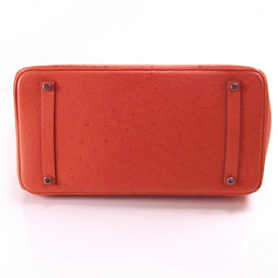 Ostrich BIRKIN 35 Orange