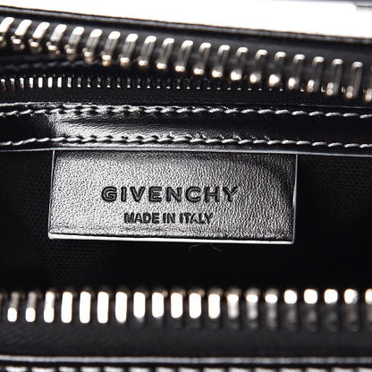 Givenchy Calfskin Contrast Topstitch Small Antigona Black White 6 of 7