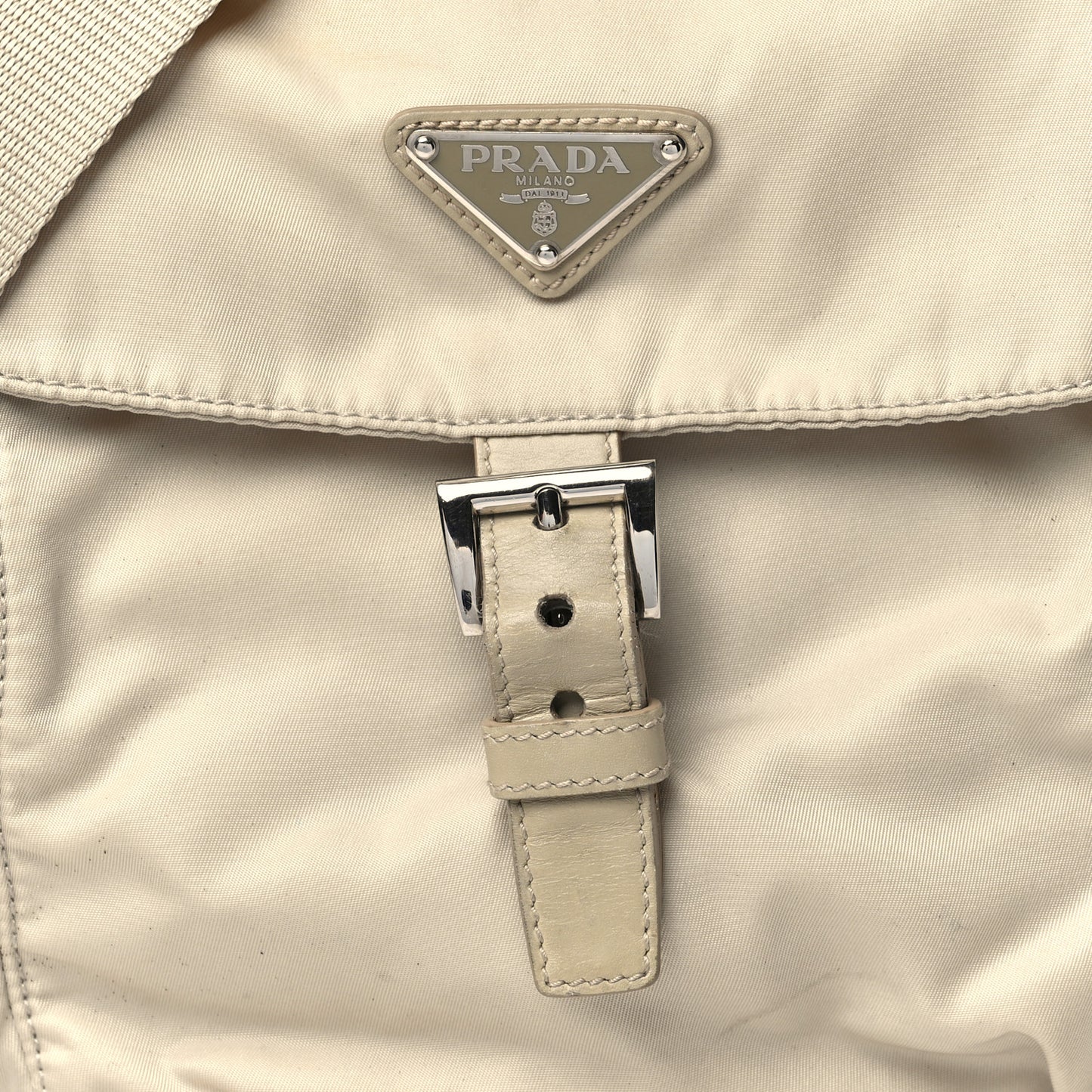 Nylon Vela Single Buckle Messenger Bag Deserto