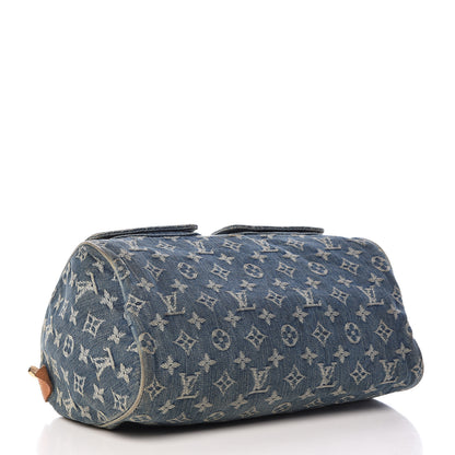 Louis Vuitton Monogram Denim Neo Speedy Blue 4 of 17