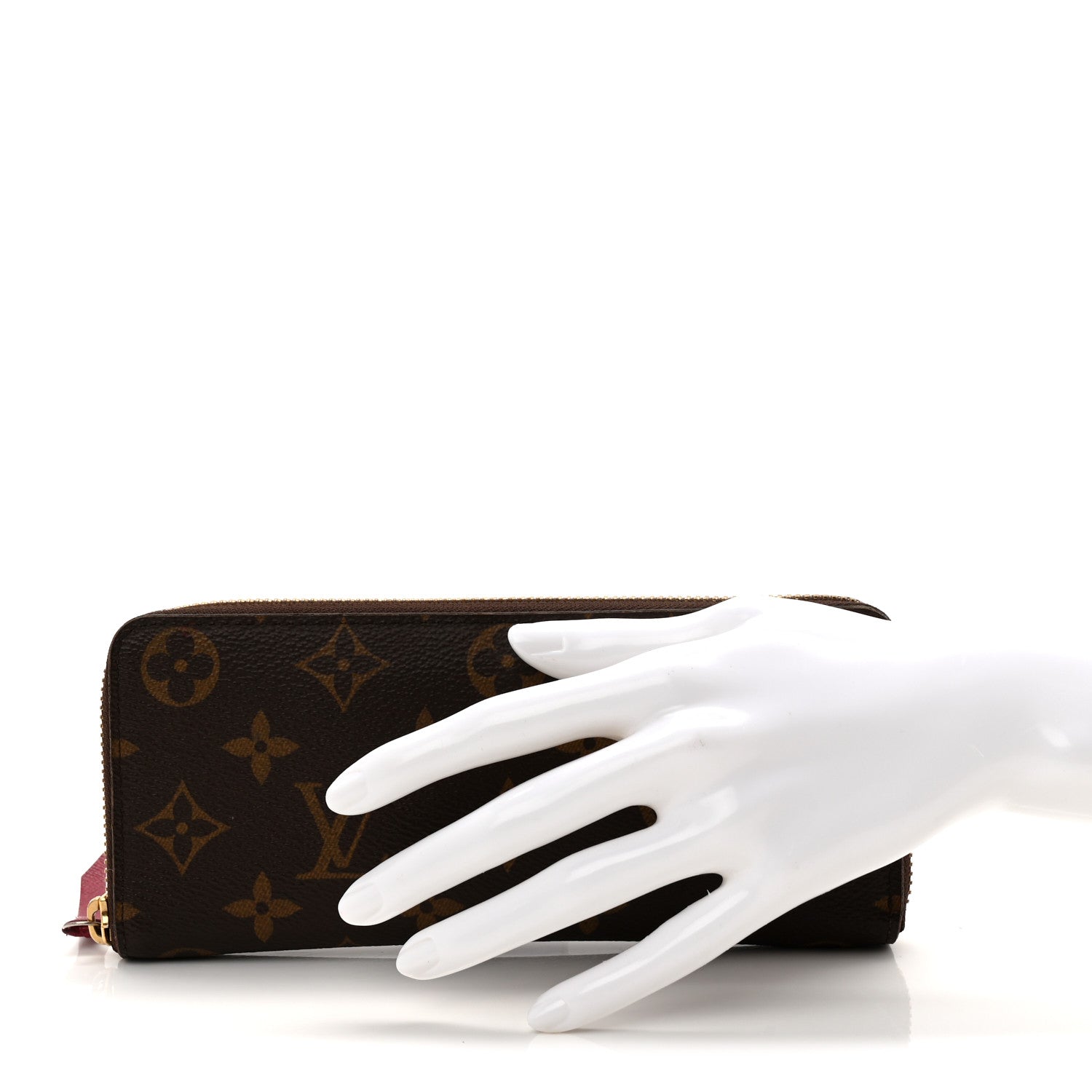 Louis Vuitton Monogram Clemence Wallet Fuchsia 2 of 6