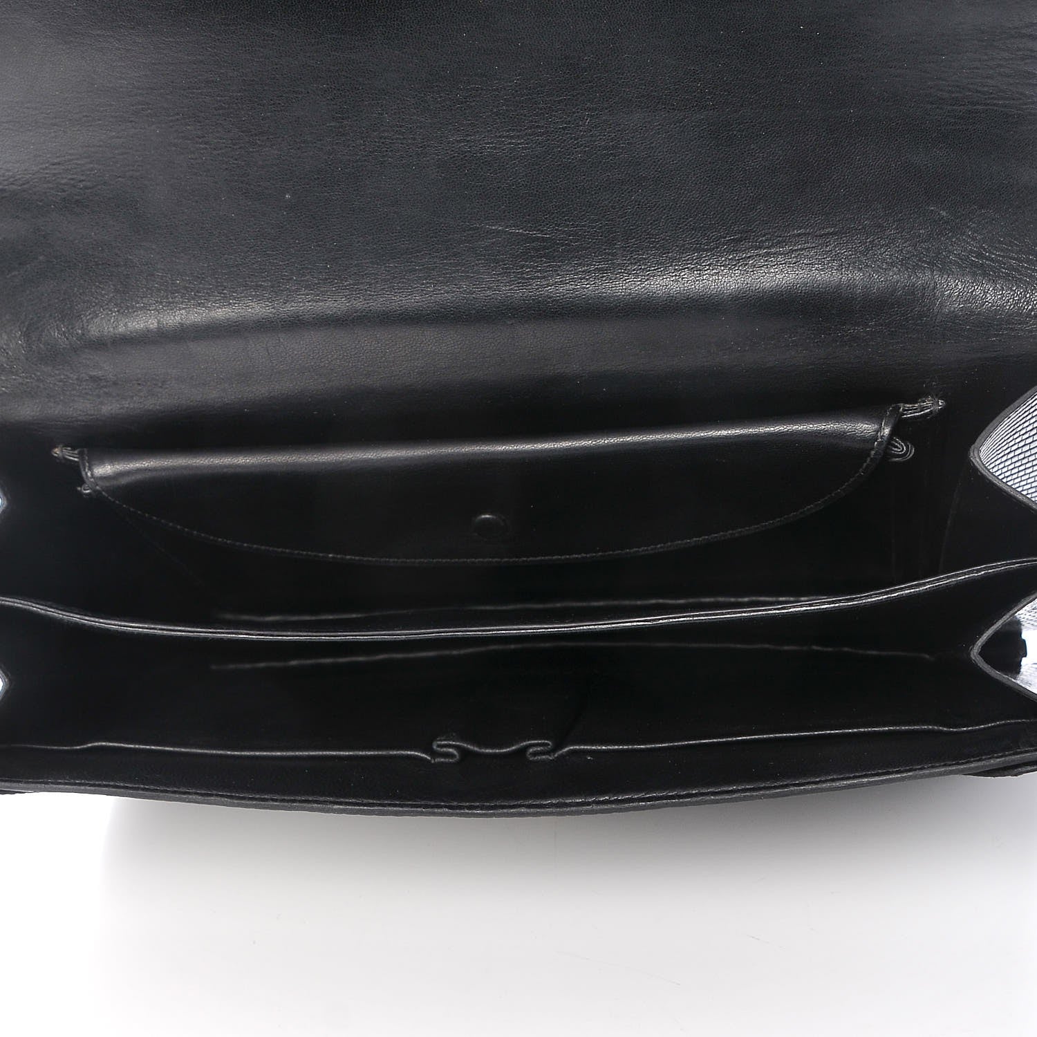 Hermes Lizard Sac Cordeliere Black 7 of 22