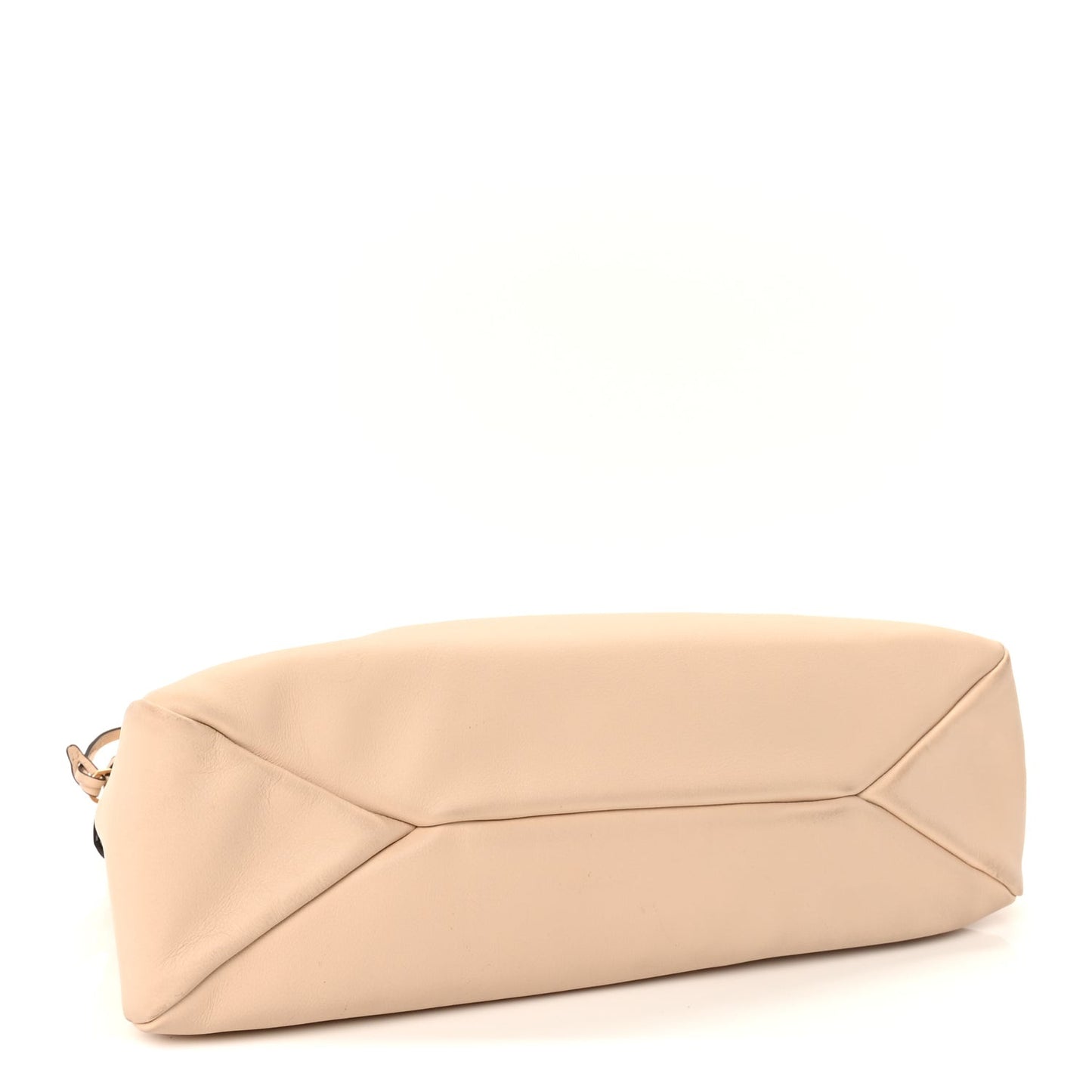 Soft Calfskin Large Aimée Shoulder Bag  Travertine