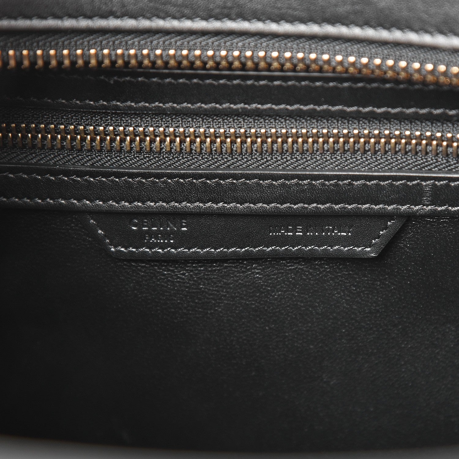 Celine Drummed Calfskin Micro Tri-Color Luggage Antarctic 6 of 9