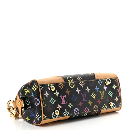 Louis Vuitton Monogram Multicolor Beverly MM Black 4 of 9