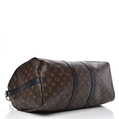 Louis Vuitton Monogram Macassar Keepall Bandouliere 45 3 of 10