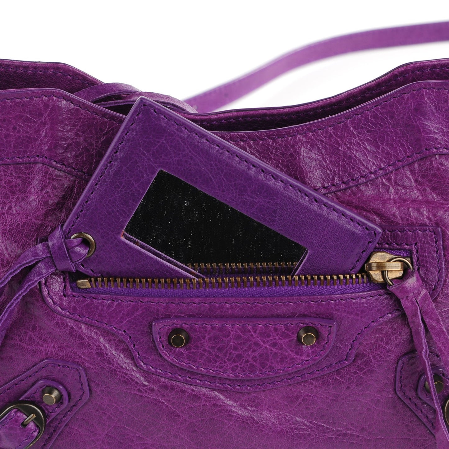 Agneau Classic Hardware Hip Ultraviolet