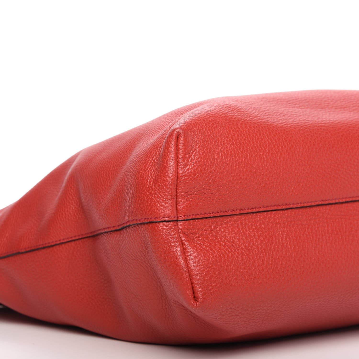 Prada Vitello Daino Tote Rosso 6 of 10