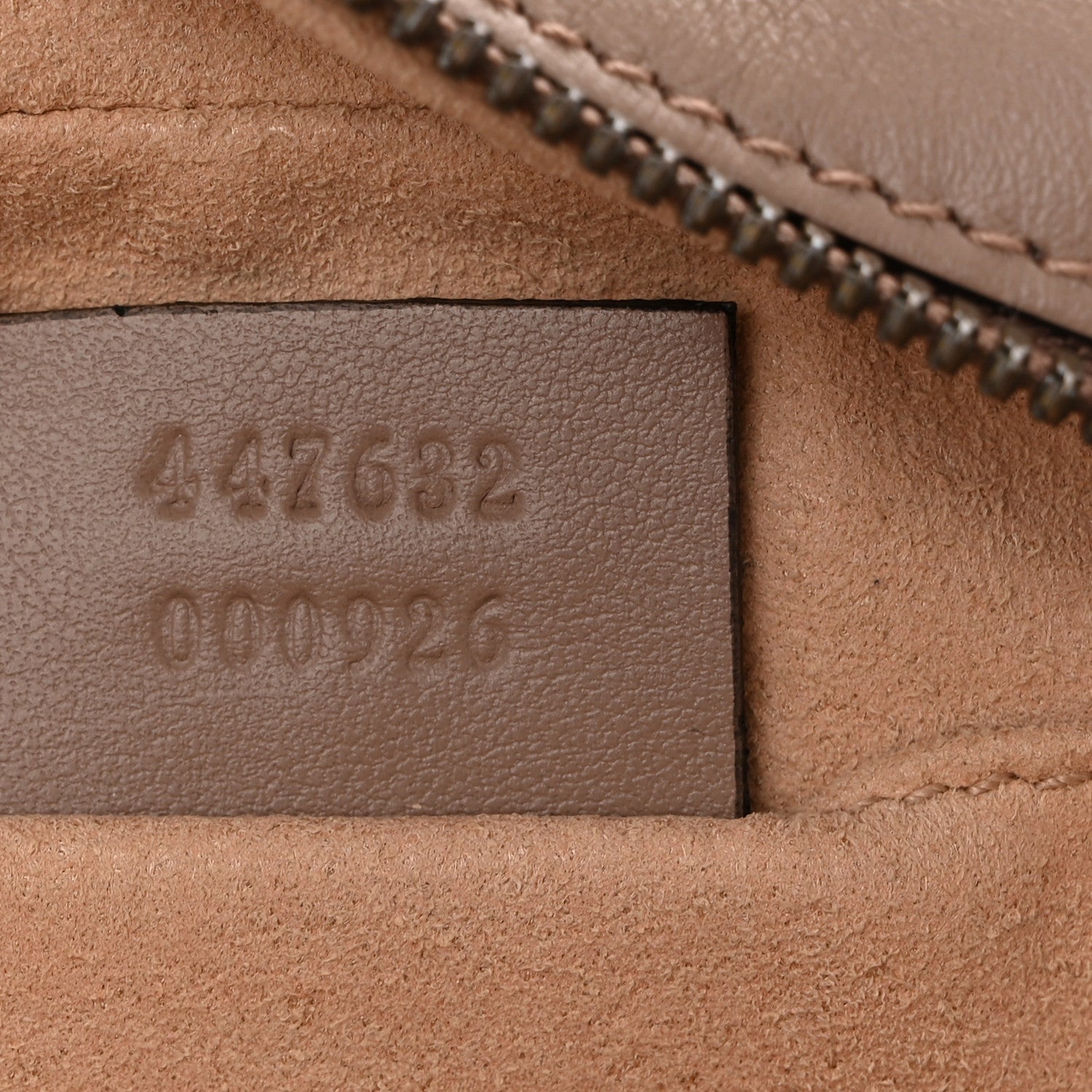 Gucci Calfskin Matelasse Small GG Marmont Chain Shoulder Bag Porcelain Rose 7 of 7