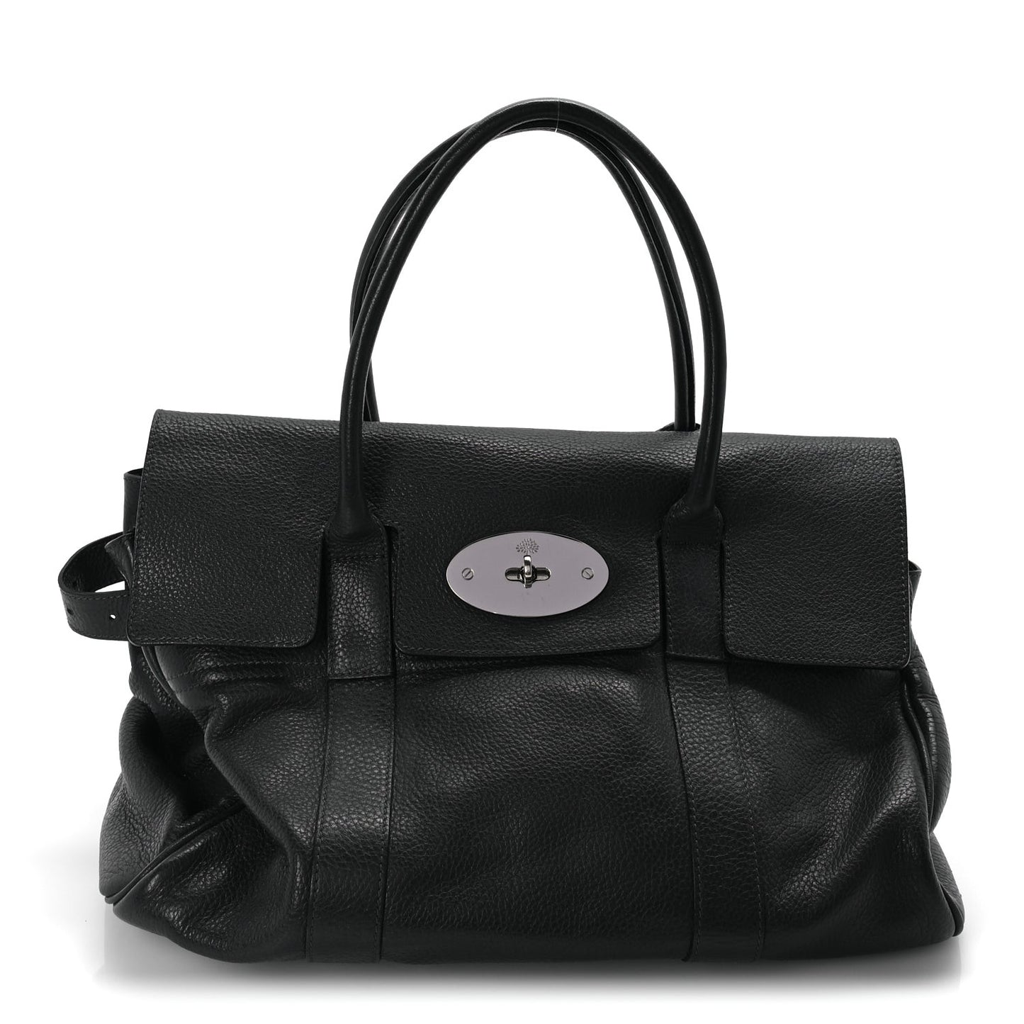 Pebbled Calfskin Bayswater Graphite