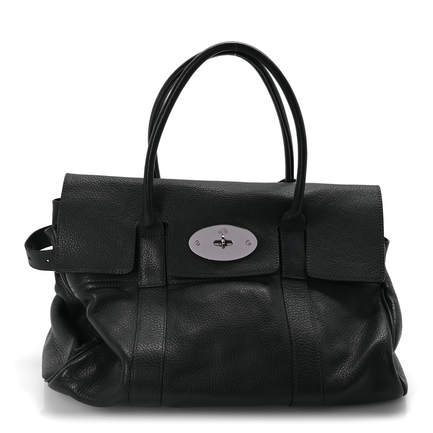 Mulberry Pebbled Calfskin Bayswater Graphite 1 of 7