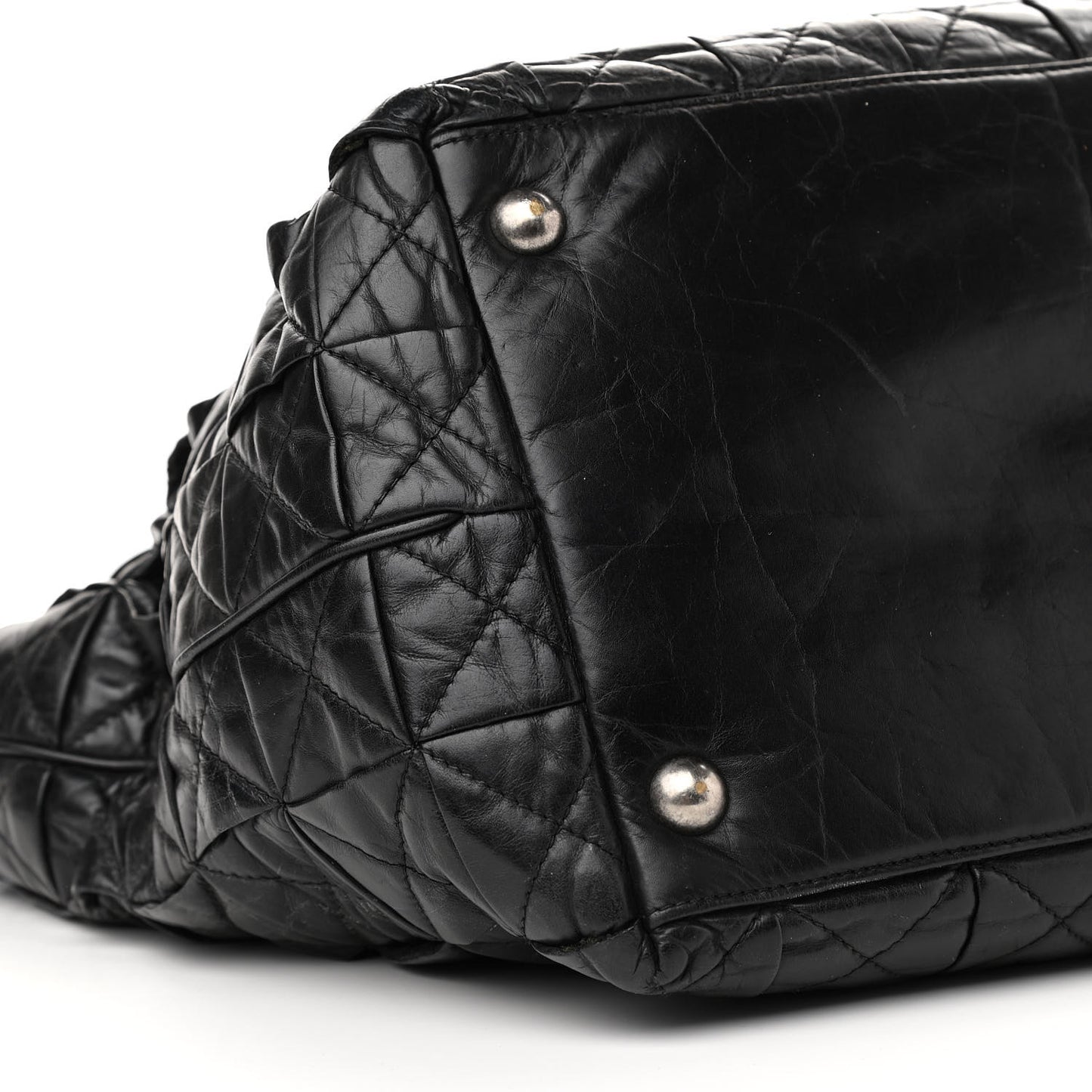 Aged Calfskin CC Tote Black