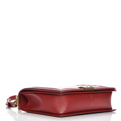 Chanel Lambskin Quilted Large Boy Flap Red 4 of 8