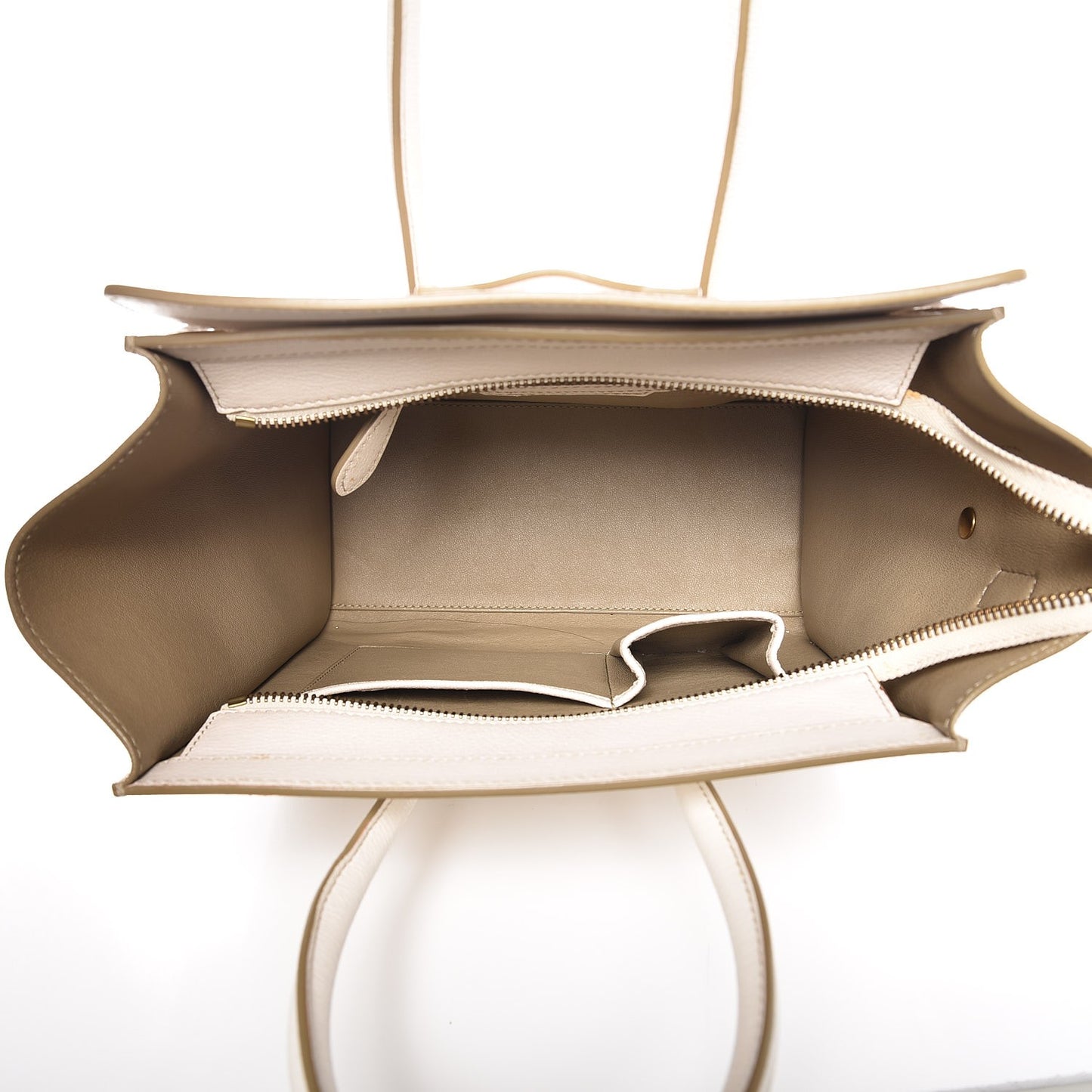 Goatskin Micro Luggage White