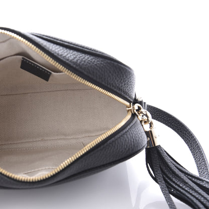 Gucci Pebbled Calfskin Small Soho Disco Bag Black 5 of 10