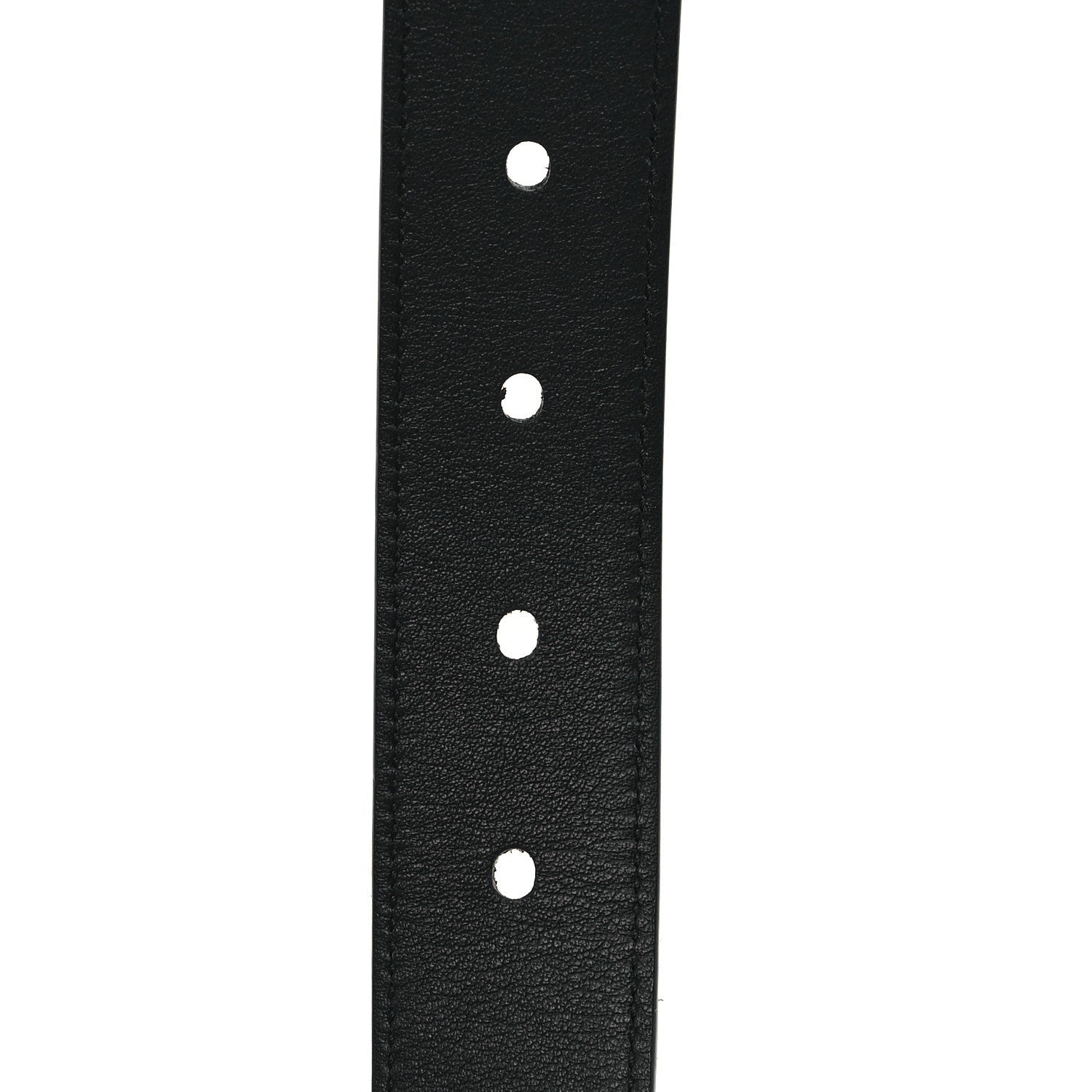 Saint Laurent Suede Calfskin Monogram Square Buckle Belt 90 36 Black 5 of 5
