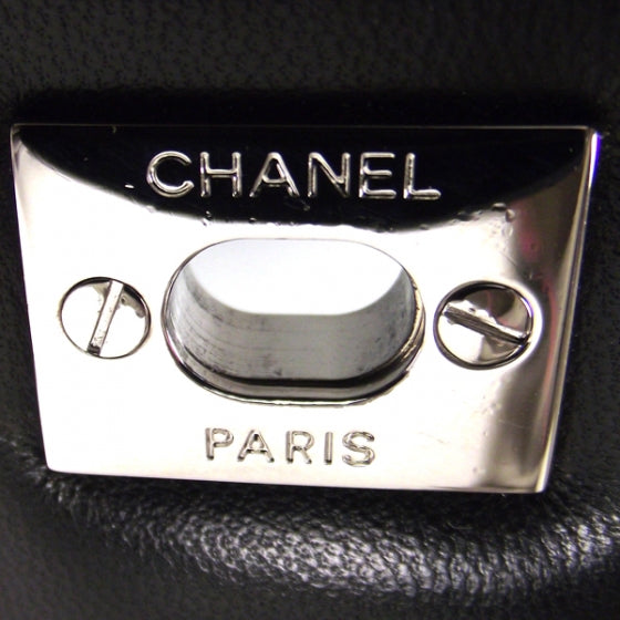 Lambskin Jumbo Flap Black